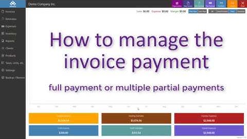 How to manage the invoice payment