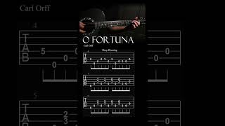 O Fortuna – Guitar TAB (Acoustic)