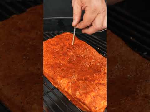 How To Smoke Pork Belly - Smoked Pork Belly Recipe #shorts