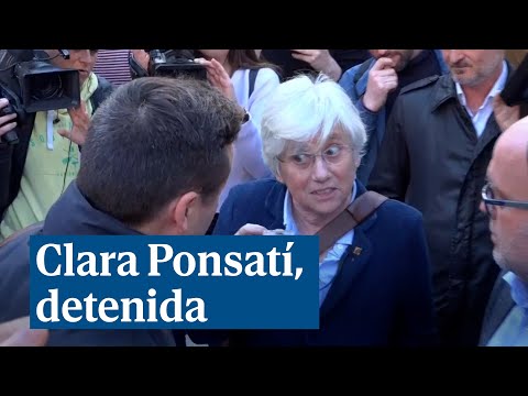 Los Mossos detienen a la eurodiputada prófuga Clara Ponsatí tras no entregarse a Llarena