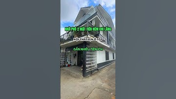 Nhà phố hai mặt tiền Chợ Chi Lăng Đà Lạt #bdsdalat #batdongsandalat #nhadatdalat #muanhadalat