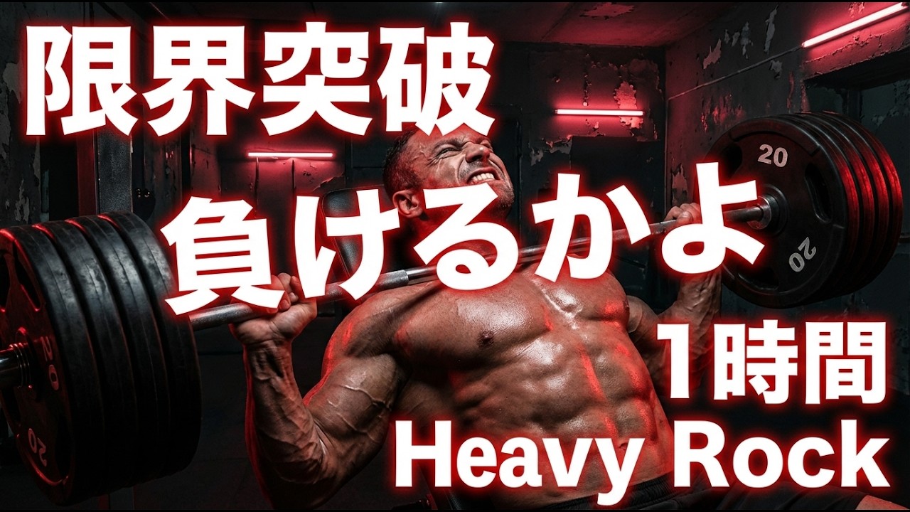 【限界突破】「負けるかよ」と叫びたくなる筋トレBGM 1時間 | 覚醒Phonk & Heavy Rock | アドレナリン全開