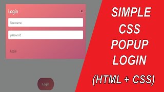 How to Create Simple Popup Box Without JS / Modal using HTML CSS 🔥