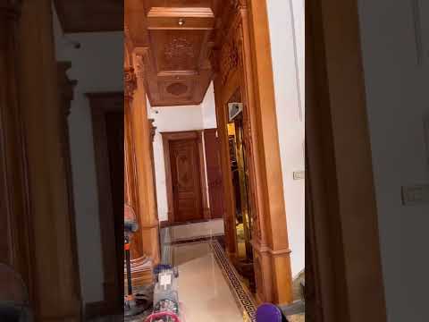 Video Trần gỗ tân cổ điển gỗ gõ đỏ bên em đang thi công tại... - youtube