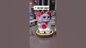 "Maneki-Neko"or Beckoning Cat Bring Good Fortune and Prosperity✨ChineseCulture #views #youtubeshorts