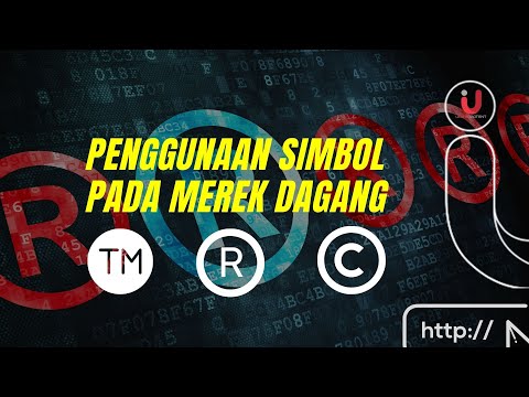 Video: Bagaimana Anda menulis simbol merek dagang?