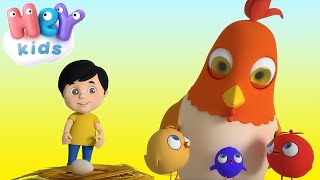 Trei Puișori 🐤 Cantece Pentru Copii - Heykids