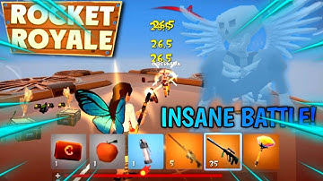 Rocket Royale - The Insane BATTLE for Drone loots...