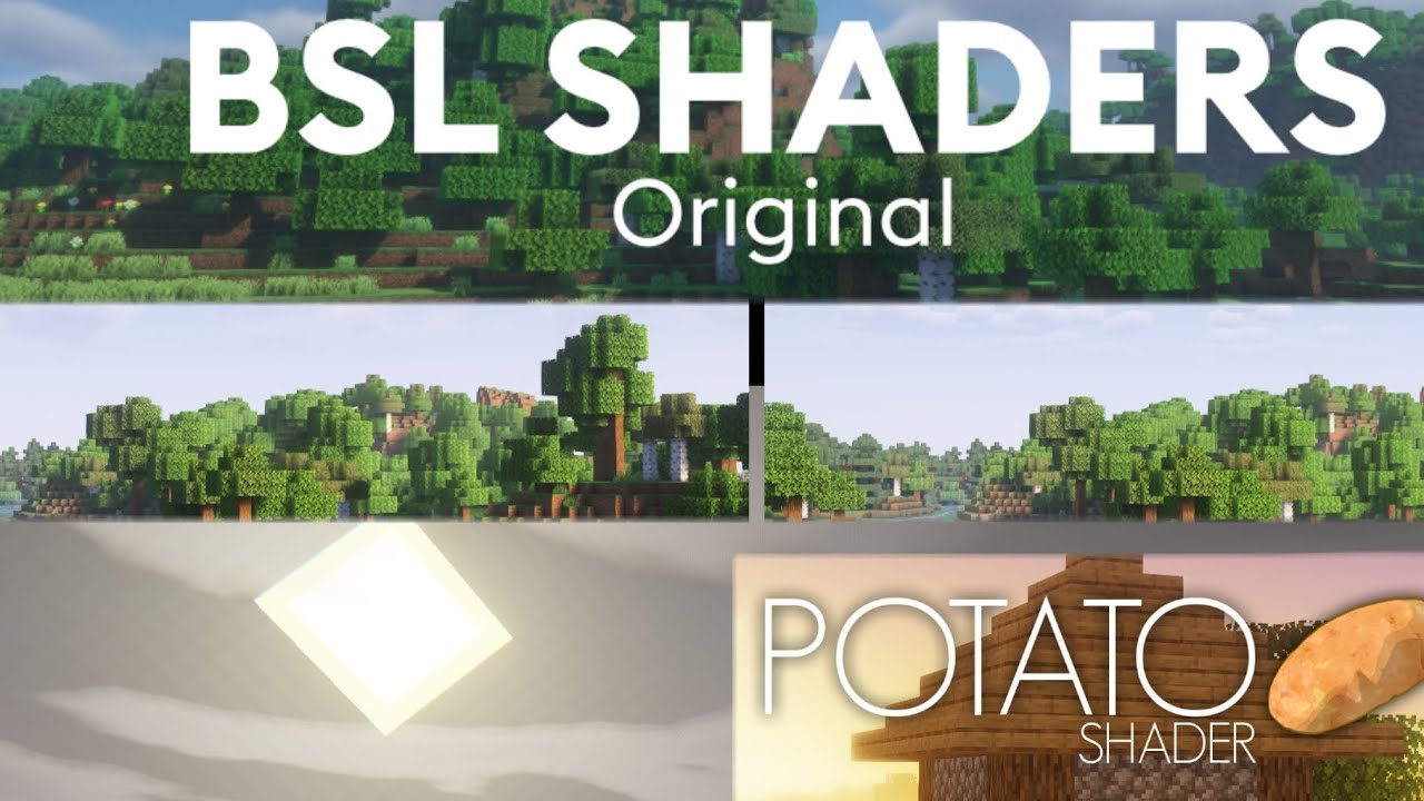Ms Shaders Names quel est votre shader préféré ? comparaisons de quelques shaders ...