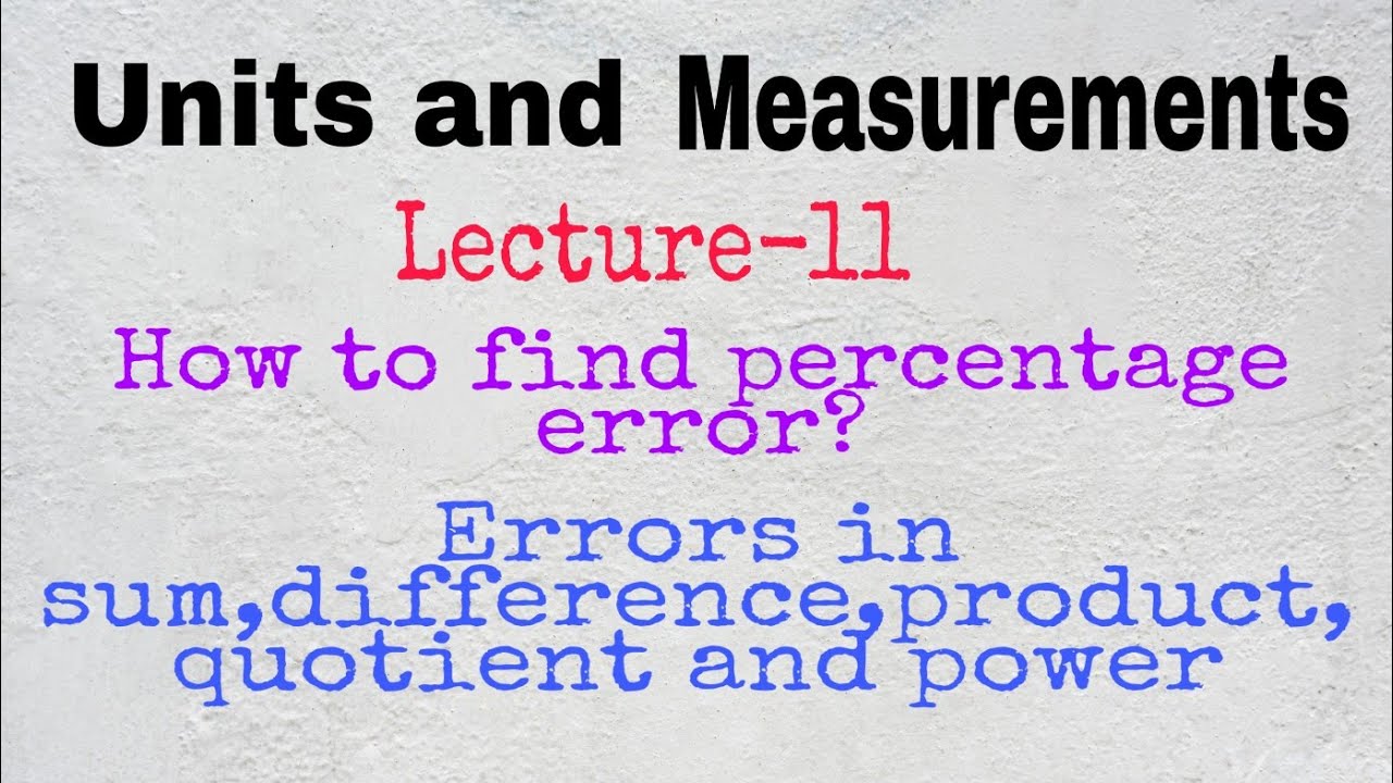 percentage-errors-errors-in-addition-subtraction-multiplication-division-youtube