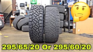 295/60/20 VS 295/65/20 All Terrain Tire  Here's Why I didn't Pick A 35X11.5 Or 35X12.5 Tire Size