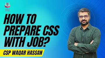 How To Prepare For CSS/PMS With Job? | A Routine Which Can Help You To Prepare CSS/PMS With Job |WHI