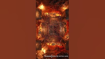 D&D | Helljaw Cavern Part 6 Grid | Animated Battle Maps