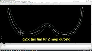 Lisp vẽ tim đường từ 2 mép