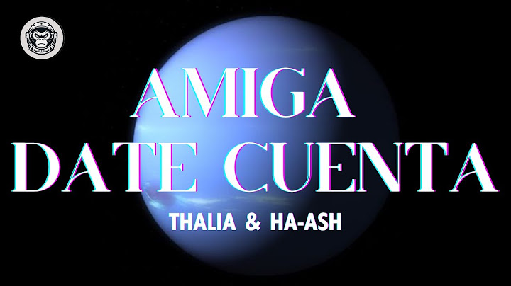 Thalia  &  Ha-Ash - Amiga Date Cuenta (Letra/Lyric)