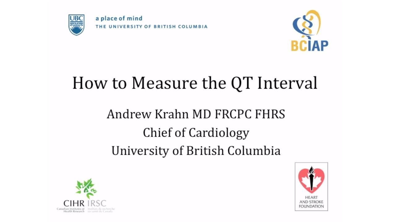 How to Measure the QT interval - YouTube