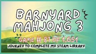 Sorting Animals Like Noah 🐶 Barnyard Mahjong 3 🐄 Journey to Complete My Steam Library: 87 of 1,651! screenshot 3