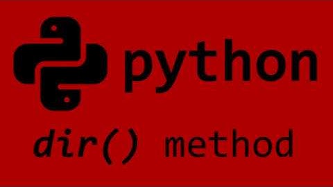Python build-in dir() method