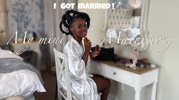 My intimate wedding vlog PT 1🤍 | 12 guests | I did my own makeup | My dream day 