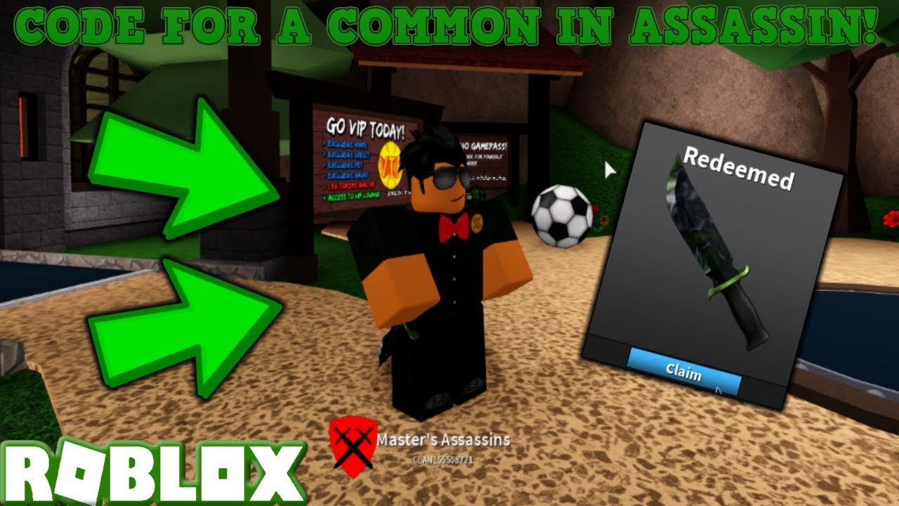 Brand New Roblox Assassin Code Get A Free Obtainable Common