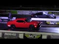 Porsche 911 Turbo S vs Hellcat and GT350 Mustang Drag Racing