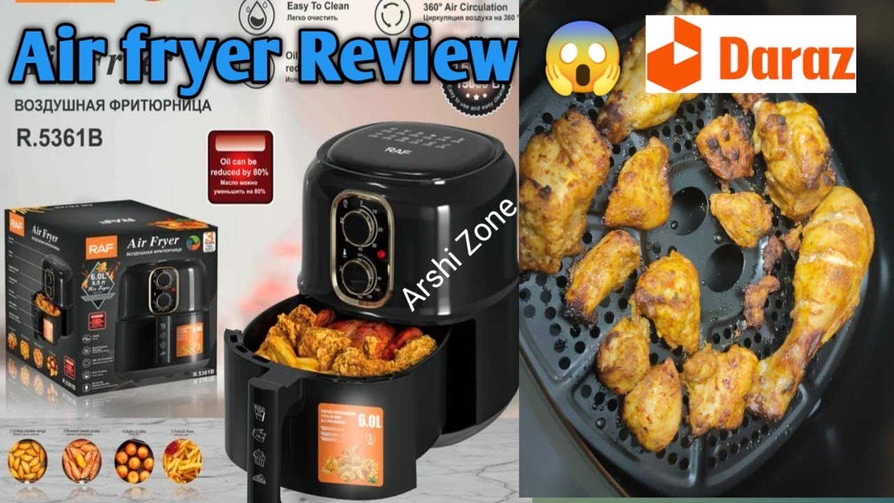 RAF Air Fryer Review Daraz Shopping Air fryer Urdu Hindi
