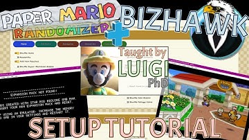 Luigi Teaches How to Setup Bizhawk and the Paper Mario Randomizer