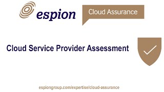 Cloud Service Provider Assessment