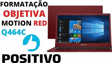 💻COMO FORMATAR NOTEBOOK POSITIVO MOTION RED Q464C