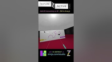 Drag along 2D path on 3D surfaces in #threejs with #ZIMjs #TextureActive  #3D #VR #virtualreality