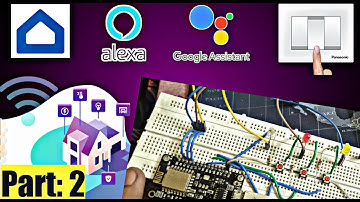 Home Automation With Google Home + Alexa + Push Buttons | NodeMCU Project with Sinric Pro | Hindi |