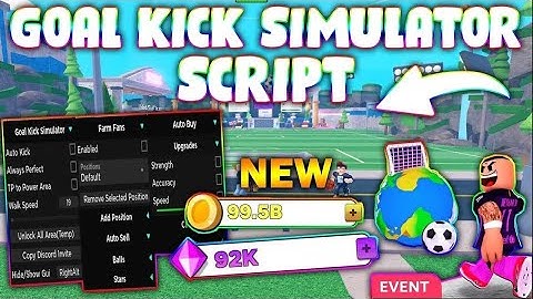 *NEW* Goal Kick Simulator Script (PASTEBIN 2023) (AUTOFARM, PERFECT SHOT, AUTO STATS, AREA FREE)