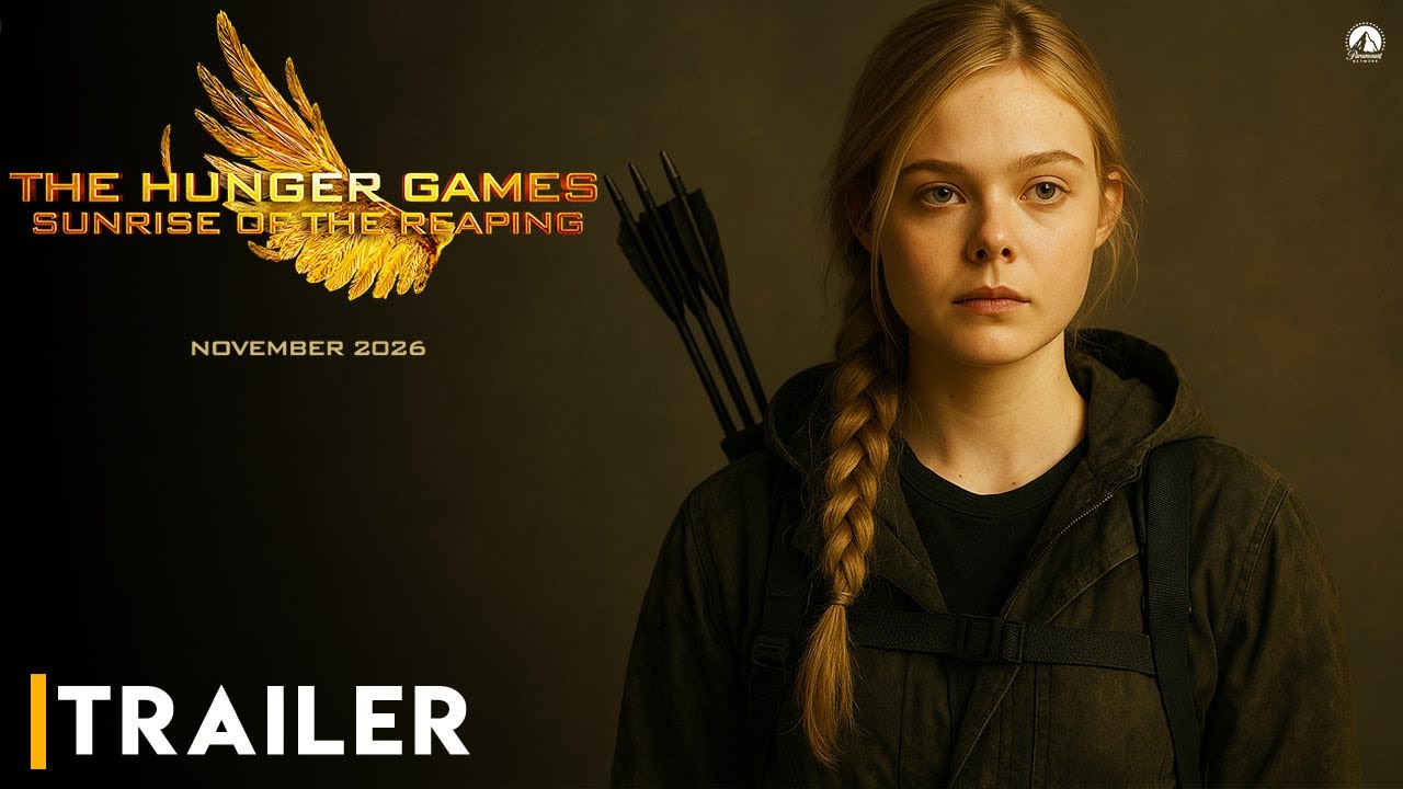 The Hunger Games Sunrise First Trailer Look 2026 Elle Fanning 