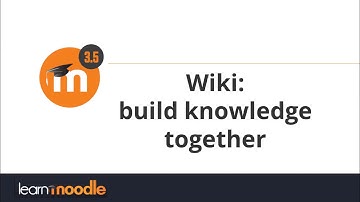 Wiki in Moodle 3.5