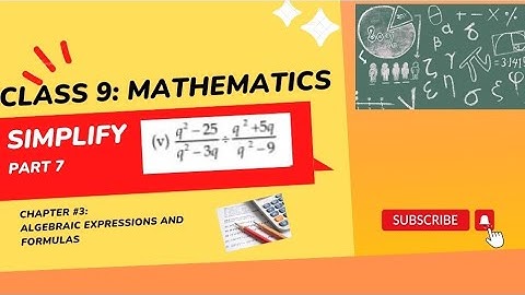 Ex 3.1: Simplify (Part 7) | Chapter 3, Q5 (v) | Class 9 Maths