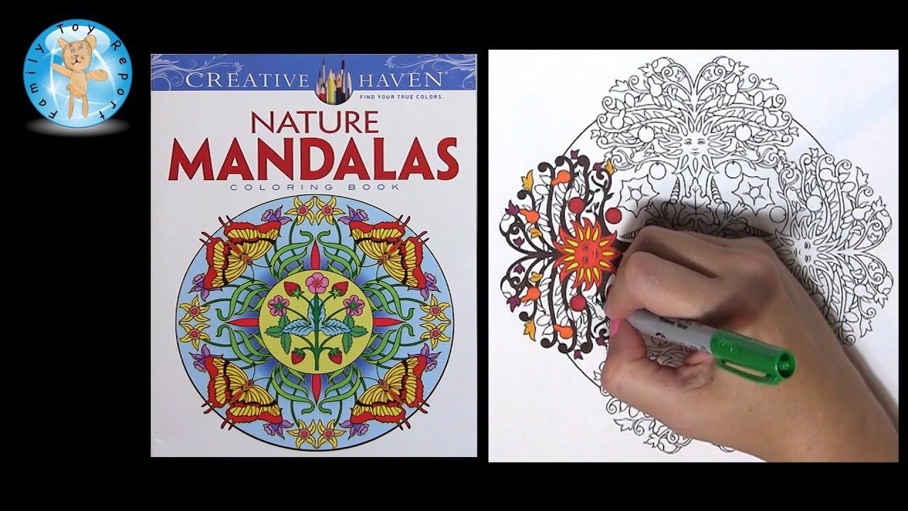 Creative Haven Nature Mandalas By Marty Noble Adult Coloring Book Sun