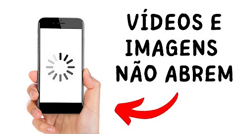 Quando as fotos não abrem no celular?