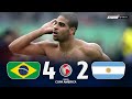 Brasil 2 (4) x (2) 2 Argentina ● 2004 Copa América Final Extended Goals & Highlights + Penalties HD
