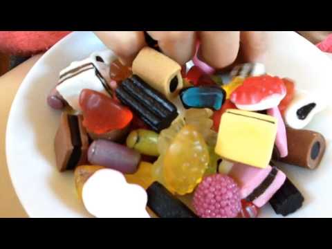 ASMR***Eating German Candies*** Eating Sounds***グミを食べる音【音フェチ】