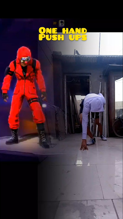 free fire emot in real life #calisthenics #freefire #emote #pushups #viralshort #treanding #fyp
