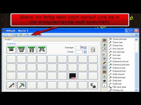 INVEdit tutorial (MINECRAFT) deutsch