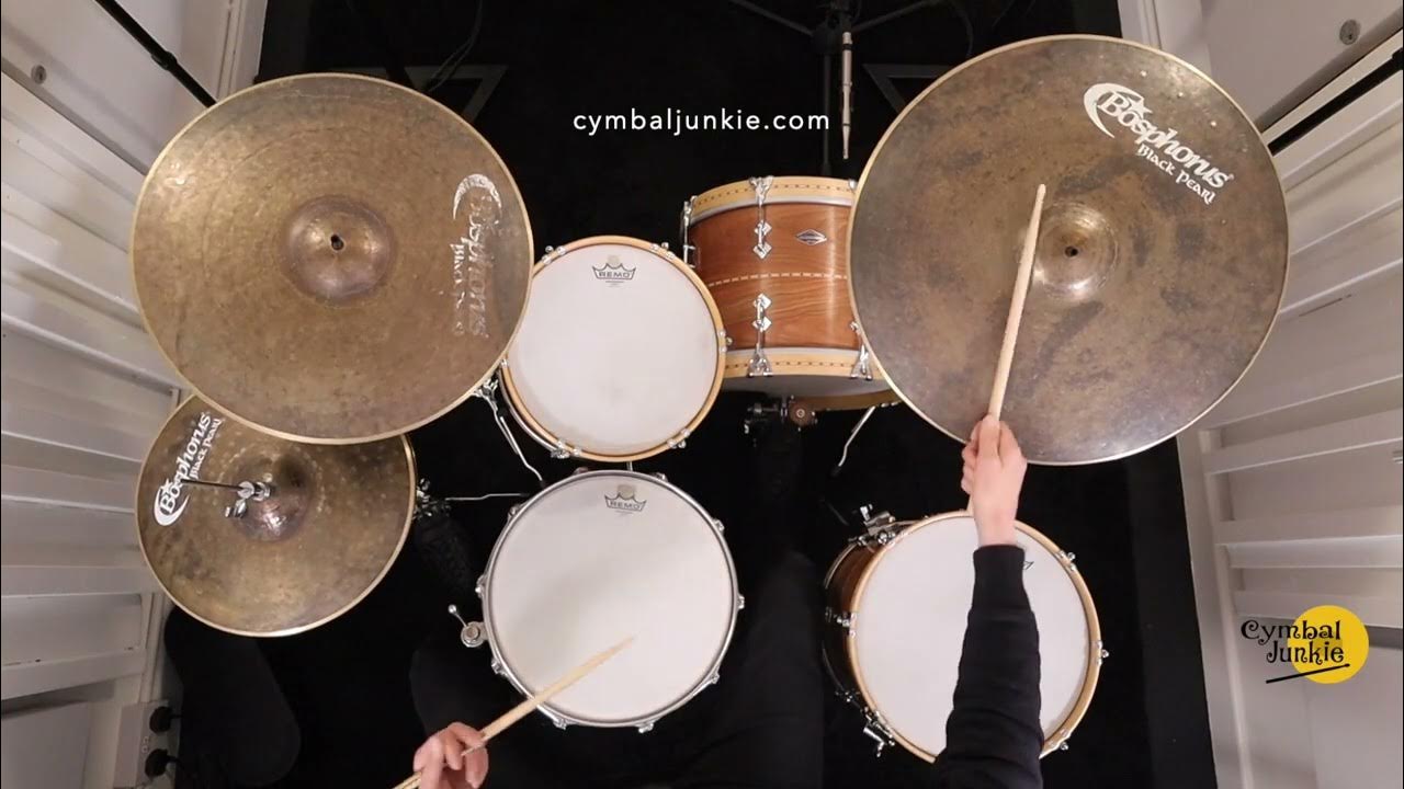 Bosphorus 17" Black Pearl crash cymbal (preloved) 1190g SOLD HD 1080p