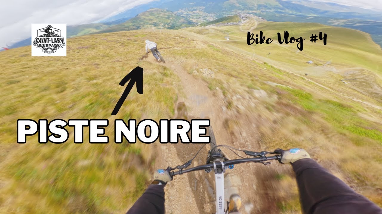 On découvre les PISTES NOIRES au bikepark de Saint-Lary !