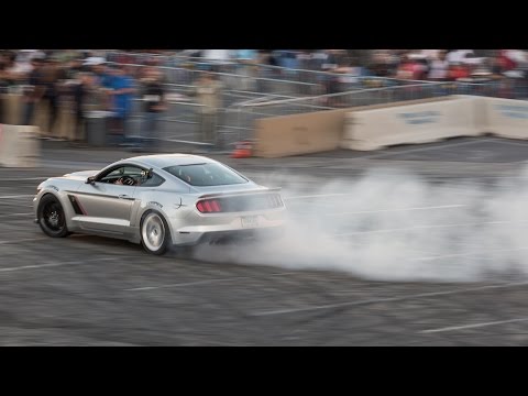 2014 SEMA Justin Pawlak Drifting 2015 ROUSH Stage 3 Mustang