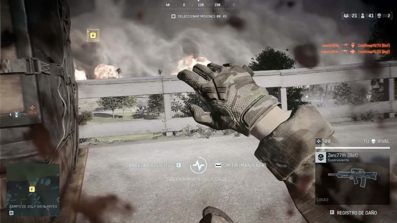 Battlefield REDSEC - Cuando el random sale bueno - Battle Royale