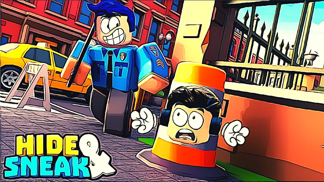 ESCONDE ESCONDE SÓ QUE VIRAMOS OBJETOS NO ROBLOX ( Hide And Sneak ...