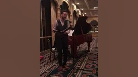 Joshua David Cavanaugh singing Con te Partiro (Tim...