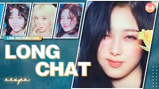 Download lagu aespa (에스파) – Long Chat (#♥) | Line Distribution