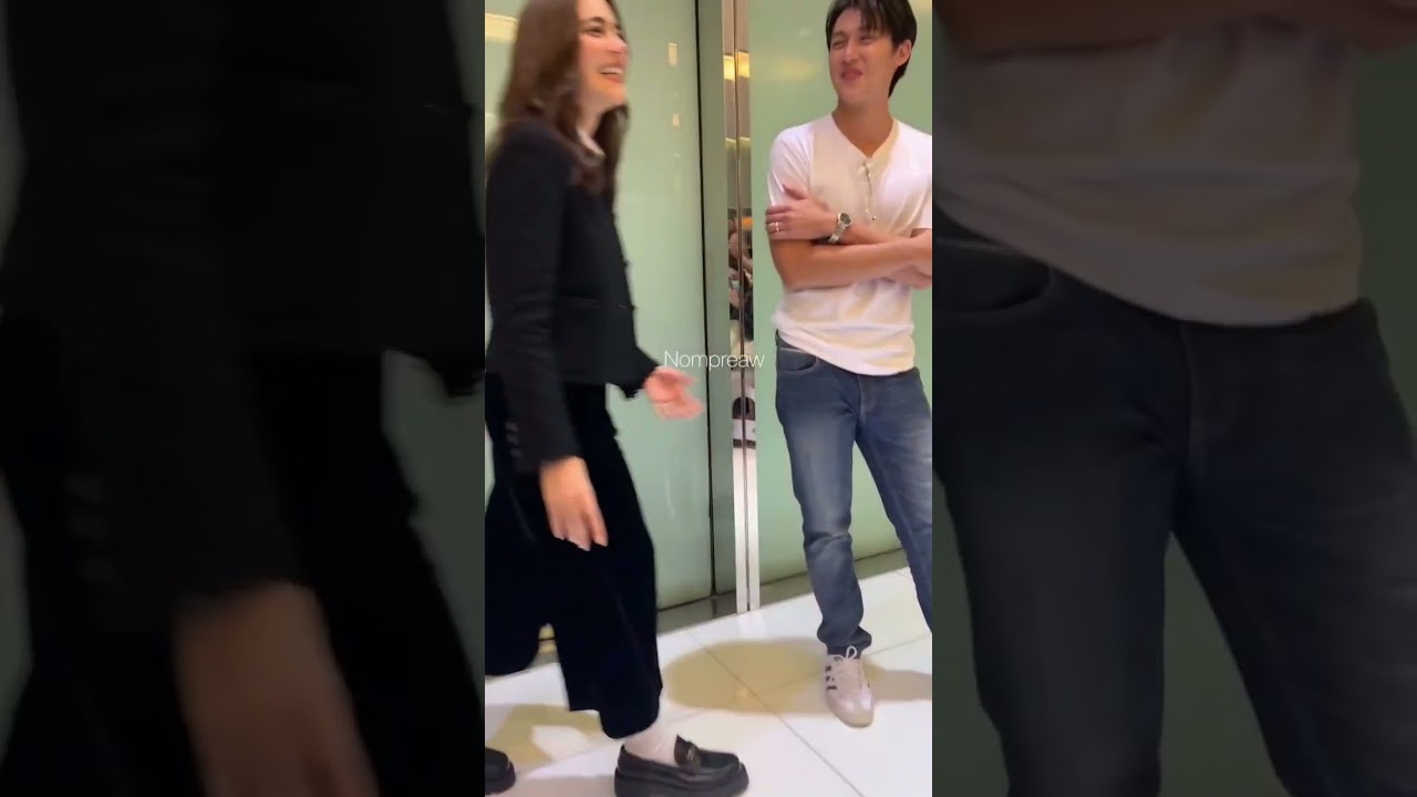 Lovely Husband Mark & Wife Kim attend @Ch3Thailand calendar sign 29-11-23 #markim 💜💙🤵👰