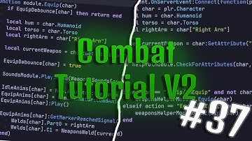 Combat Tutorial V2 #37 - Organization 2 | Roblox Studio [TUTORIAL]